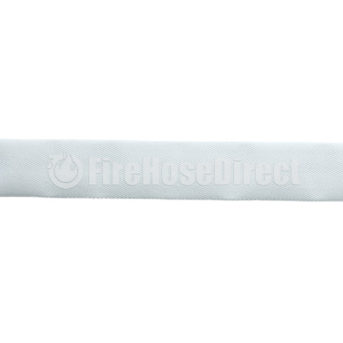 White 3" x 50' Single Jacket Mill Hose (2 1/2" Alum NH Couplings)