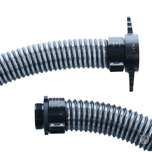 Black / Clear 3" x 10' Long Handle Hard Suction Hose (NH)