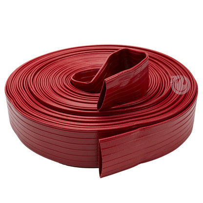 Red 1 1/2" x 100' Medium-Duty Uncoupled Discharge Hose