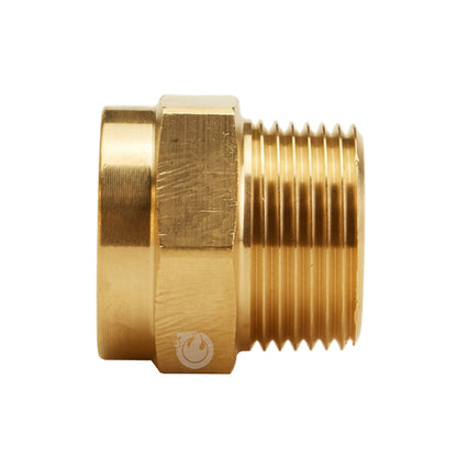 Brass Female GHT to 1" Male NPT (Hex)