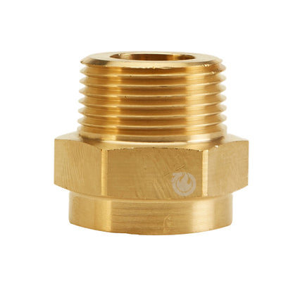 Brass Female GHT to 1" Male NPT (Hex)