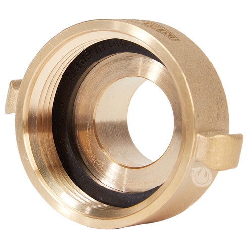 Brass Hex Adapter 1 NPT Female X 1 NST Male – NNI Fitting For