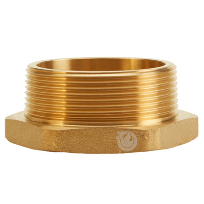 Brass 1 1/2" Female NH to 2 1/2" Male NPT (Hex)