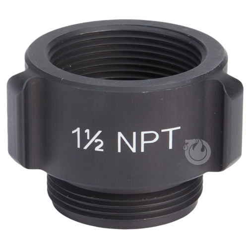Aluminum 1 1/2" Female NPT to 1 1/2" Male NPSH