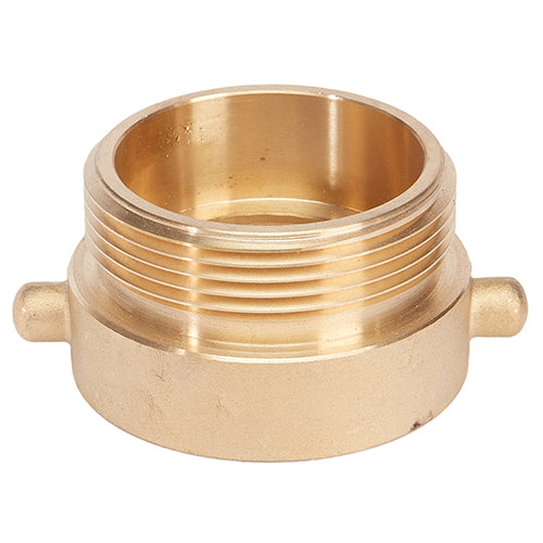 Brass 2" Female NPT to 2 1/2" Male NH (Pin Lug)