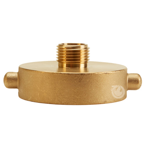 Brass 2 1/2" Female NH to Male GHT (Pin Lug)