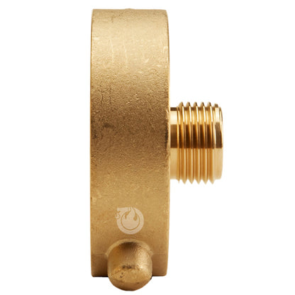 Brass 2 1/2" Female NH to Male GHT (Pin Lug)