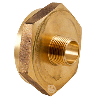Brass 2 1/2" Female NH / NST to 3/4" Male NPT (Hex)