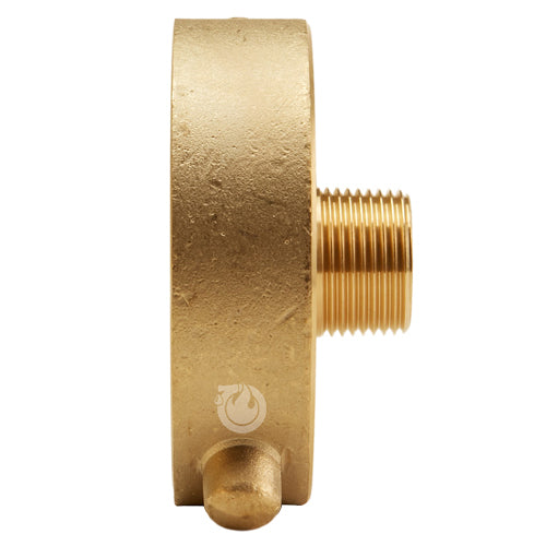 Brass 2 1/2" Female NH to 3/4" Male NPT (Pin Lug)