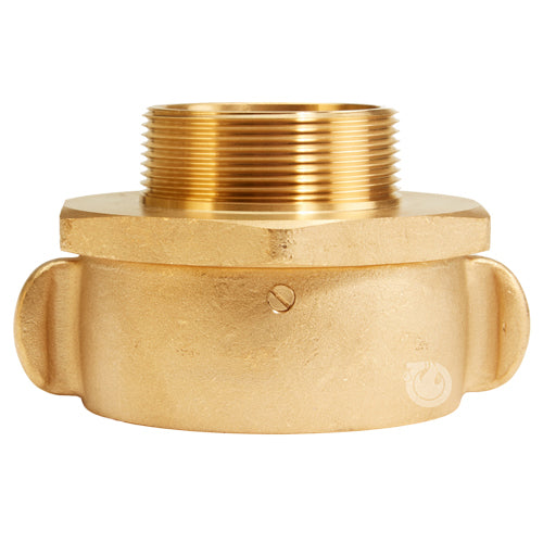 Brass 2 1/2" Swivel Female NH to 2" Male NPT (Rocker)