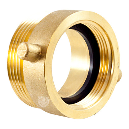 Brass 2 1/2" Female NH to 3" Male NPT (Pin Lug)