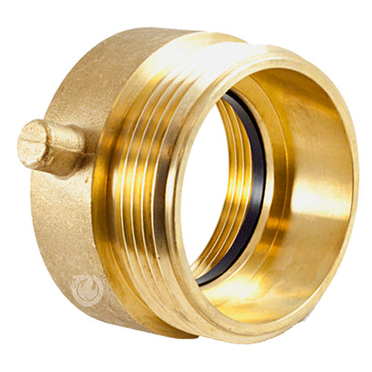 Brass 2 1/2" Female NH to 3" Male NPT (Pin Lug)