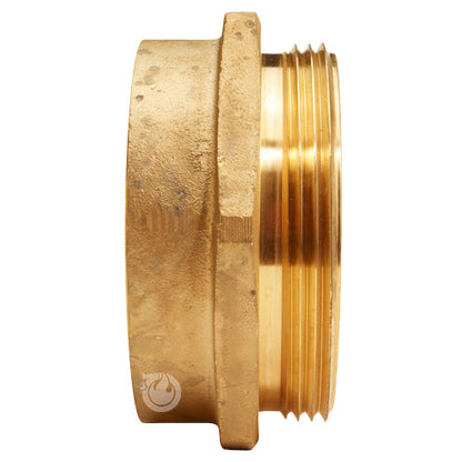 Brass 4" Female NPT to 4" Male NH (Hex)