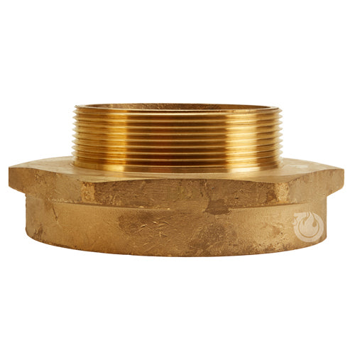 Brass 4 1/2" Female NH to 4" Male NPT (Hex)