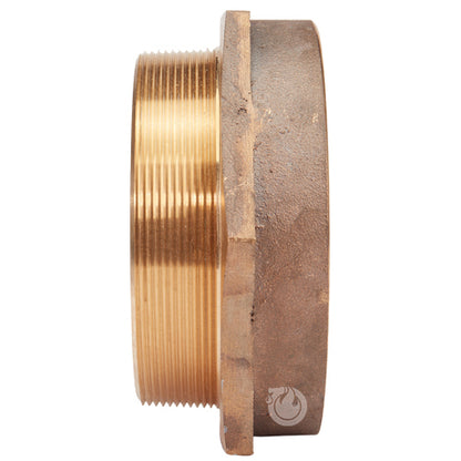 Brass 6" Female NH to 6" Male NPT (Hex)