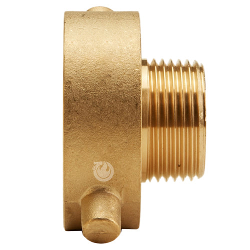 Brass 1 1/2" Female NH to 1" Male NPT (Pin Lug)