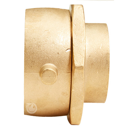 Brass 2 1/2" Swivel NH to 2" Rigid NPT Double Female