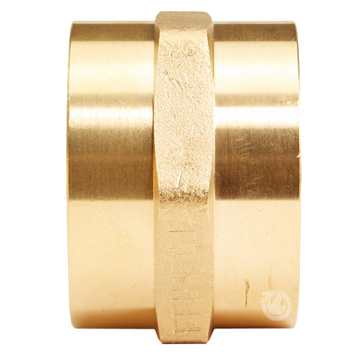 Brass 2 1/2" Rigid NH to 2 1/2" Rigid NPT Double Female