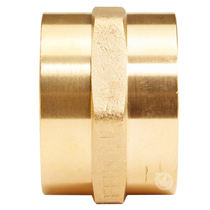Brass 2 1/2" Rigid NH to 2 1/2" Rigid NPT Double Female