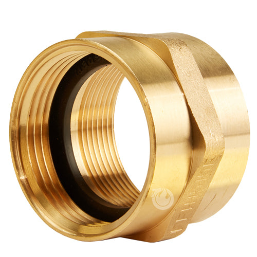 Brass 2 1/2" Rigid NH to 2 1/2" Rigid NPT Double Female