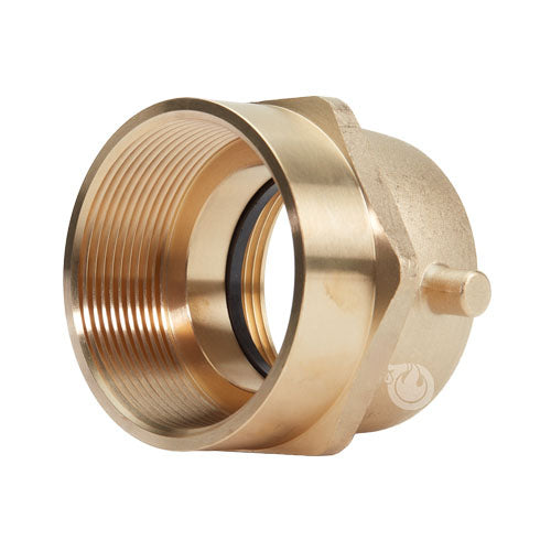 Brass 4" Swivel NH to 4" NPT Double Female