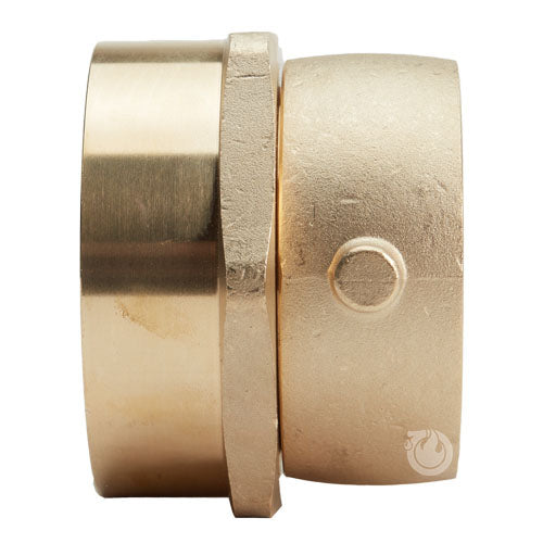 Brass 4" Swivel NH to 4" NPT Double Female