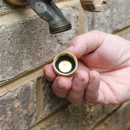 Brass Garden Hose Cap