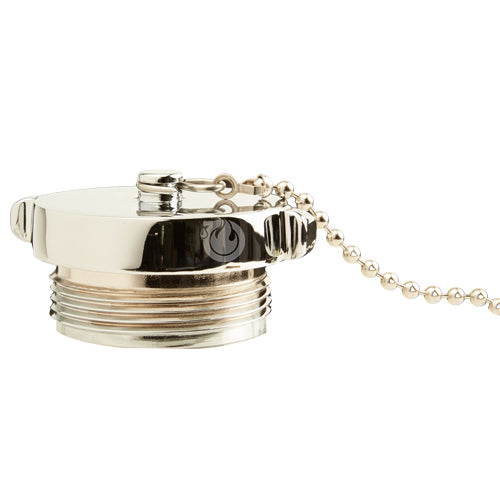 Brass 2 1/2 Nh Plug (pin Lug) Adapter With Chain 8 Brass Pin