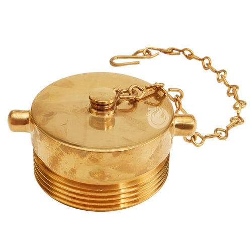 Brass Polished 2 1/2" NH Plug (Pin Lug)