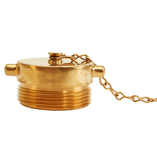 Brass Polished 2 1/2" NH Plug (Pin Lug)