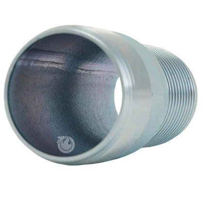 Steel 1 1/2" Male NPT x 1 1/2" Hose Shank