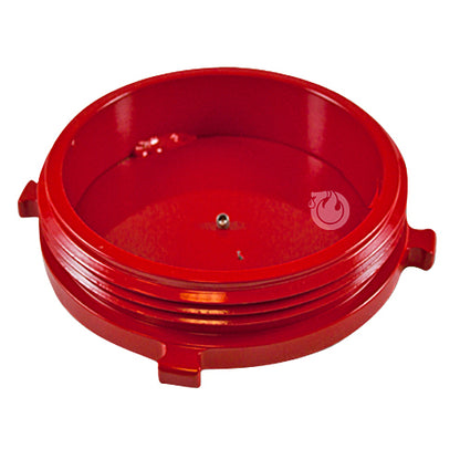 Aluminum 6" Red Dry Hydrant Plug