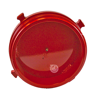 Aluminum 6" Red Dry Hydrant Plug