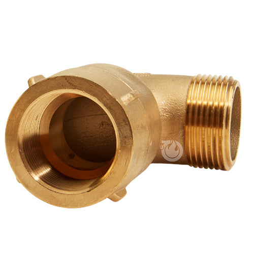 Red Brass 1/2" NPT Female Pipe Elbow - Open Box Plumbing Fitting