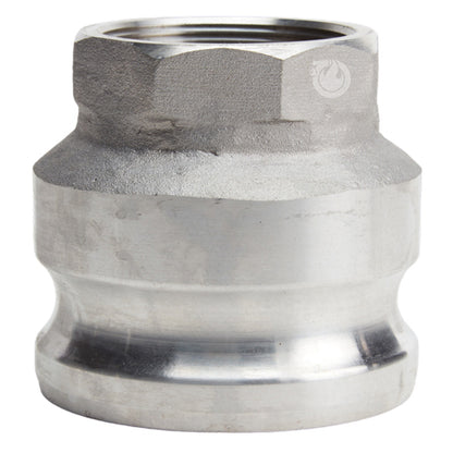 Aluminum 3" Male Camlock x 2" Female NPT