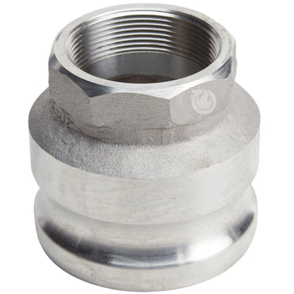 Aluminum 3" Male Camlock x 2" Female NPT (USA)
