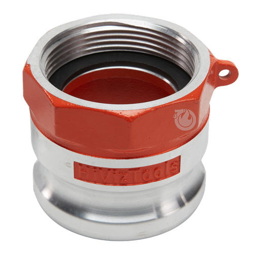 Aluminum 3" Male Camlock x 2 1/2" Female NH Fire Hose