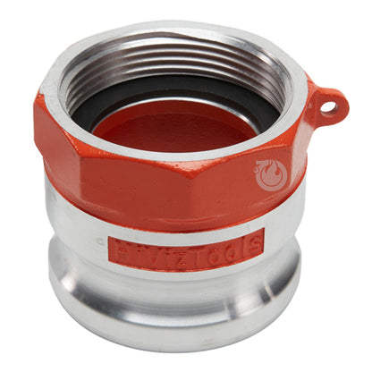 Aluminum 3" Male Camlock x 2 1/2" Female NH Fire Hose