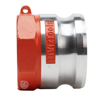 Aluminum 3" Male Camlock x 2 1/2" Female NH Fire Hose