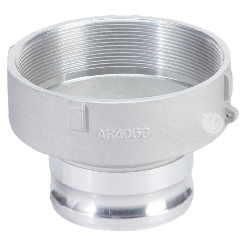 Aluminum 4" Male Camlock x 6" Female NPT (USA)