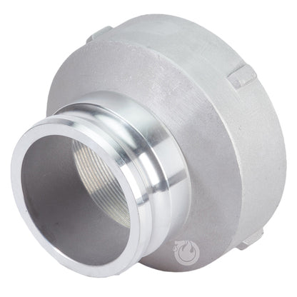 Aluminum 4" Male Camlock x 6" Female NPT (USA)