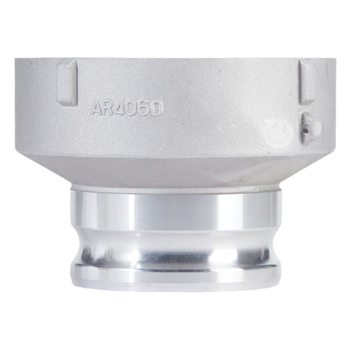 Aluminum 4" Male Camlock x 6" Female NPT (USA)