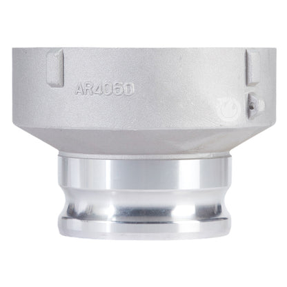 Aluminum 4" Male Camlock x 6" Female NPT (USA)