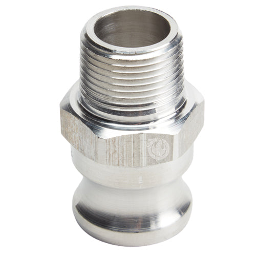 Aluminum 3/4" Male Camlock x 3/4" Male NPT (USA)