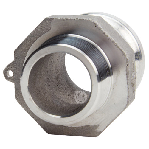 Aluminum 2" Male Camlock x 1 1/2" Male NPT (USA)