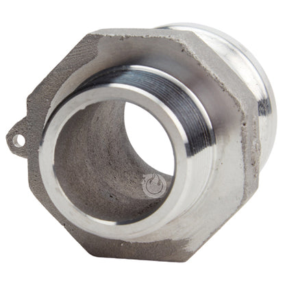 Aluminum 2" Male Camlock x 1 1/2" Male NPT (USA)