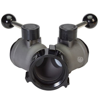Aluminum 2 1/2" NH Inlet X (2) 1 1/2" NH Outlet