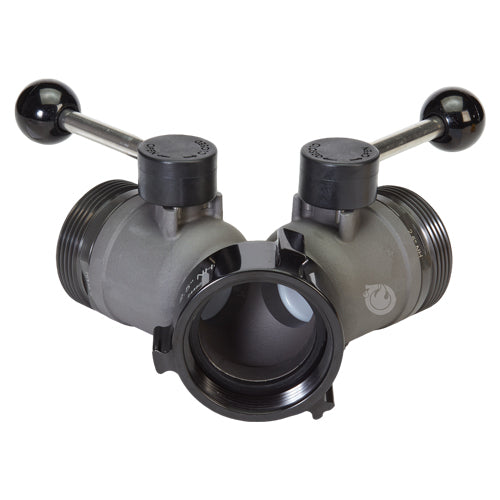 Aluminum 2 1/2" NH Inlet x (2) 2 1/2" NH Outlet