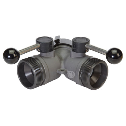 Aluminum 2 1/2" NH Inlet x (2) 2 1/2" NH Outlet