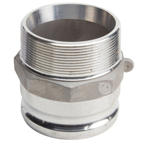 Aluminum 5" Male Camlock x 5" Male NPT (USA)